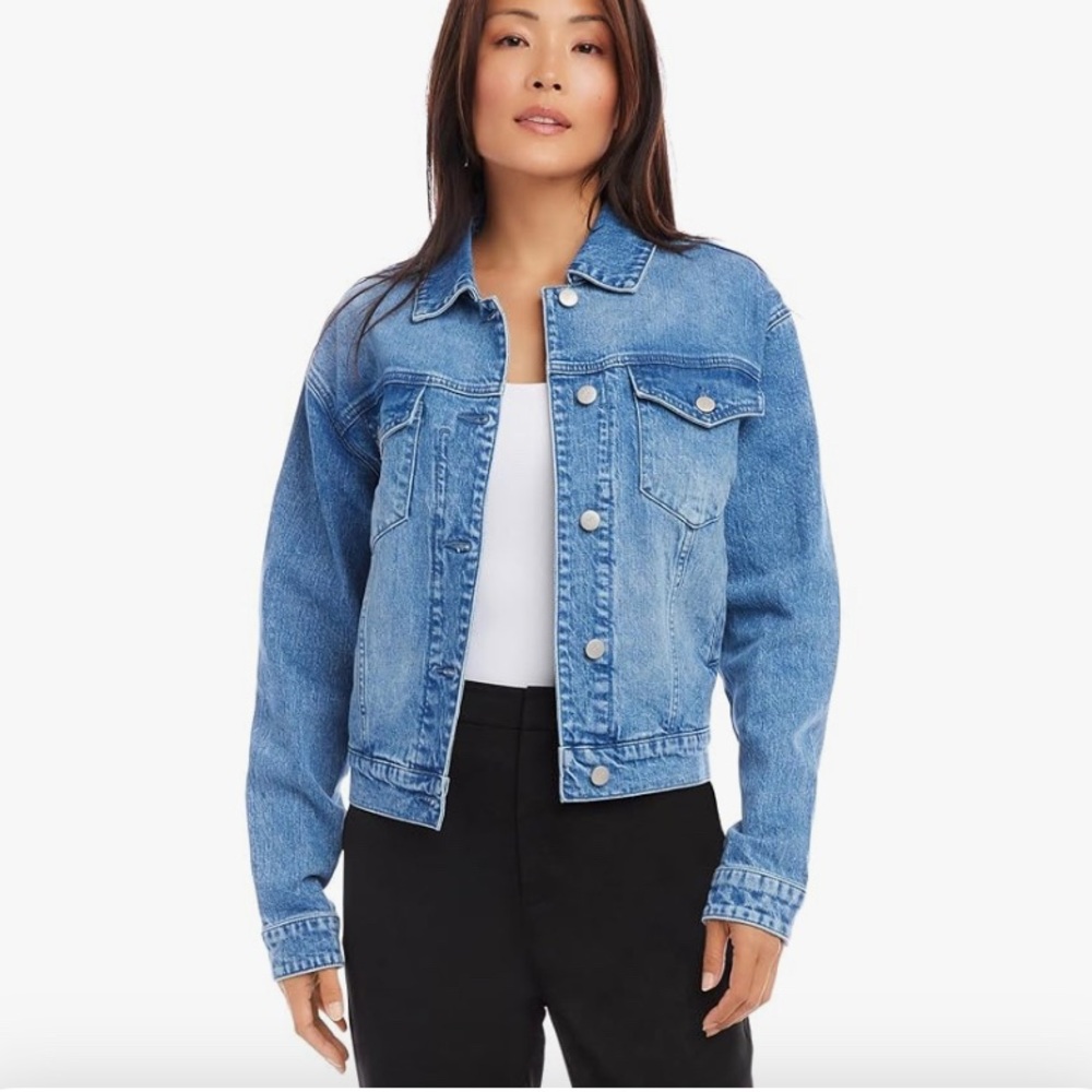 NWT KAREN KANE Denim JEAN JACKET 
Size XS